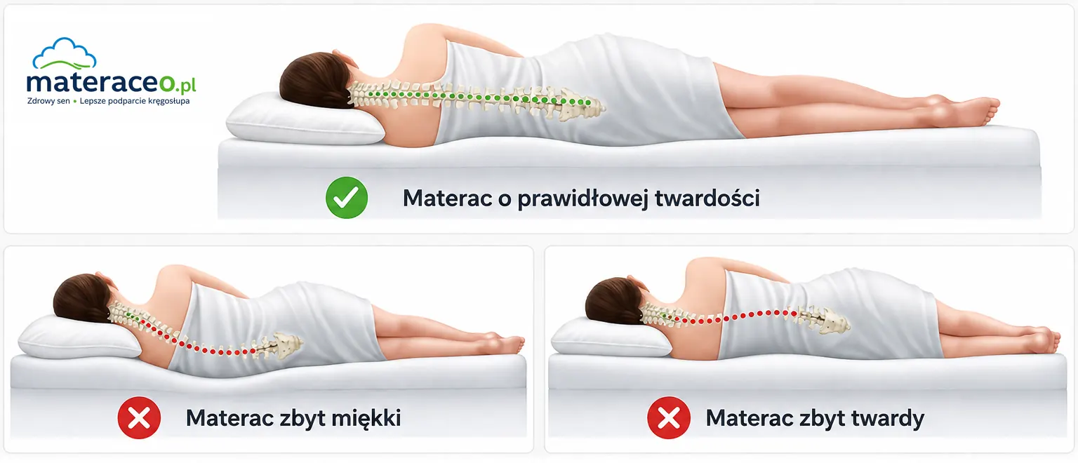 Najlepszy materac do spania – prawidłowe podparcie kręgosłupa